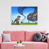 miljarden canvas afdruk (Insitu (Woonkamer))