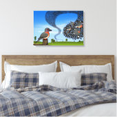 miljarden canvas afdruk (Insitu (Slaapkamer))