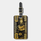 Miljoen Amerikaanse dollar collectie Bagagelabel (Voorkant verticaal)