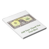 Miljoen dollaire Snoep Bar Wrapper Party Favor Notitieblok (Schuin)