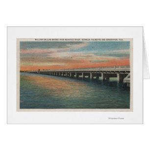 Miljoen Dollar Bridge over de rivier de Manatee,