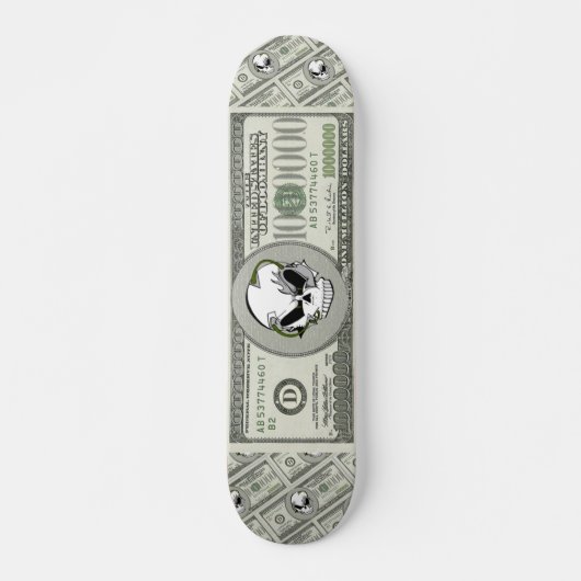Miljoen dollar doom skateboard (Voorkant)