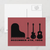 Miljoen dollar instrumenten van het Kwartet - zwar Briefkaart (Voorkant / Achterkant)