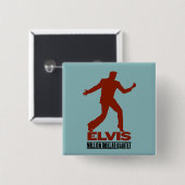 Miljoen dollar Kwartet Elvis Vierkante Button 5,1 Cm (Voorkant /achterkant)