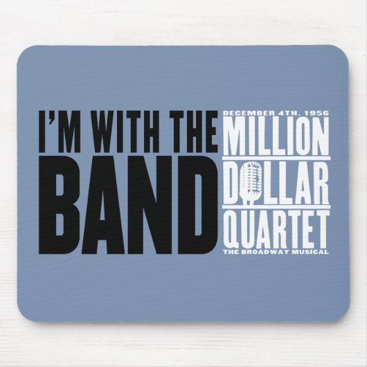 Miljoen Dollar Kwartet "Ik ben met de band" Muismat (Voorkant)