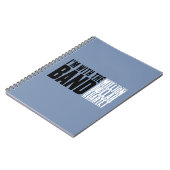 Miljoen Dollar Kwartet "Ik ben met de band" Notitieboek (Linkerzijde)