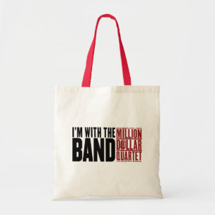 Miljoen Dollar Kwartet "Ik ben met de band" Tote Bag