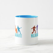 Miljoen dollar kwartet op podium mok (Midden)