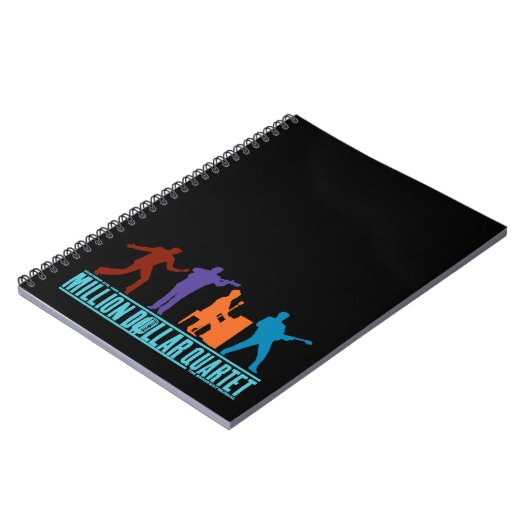 Miljoen dollar kwartet op podium notitieboek (Linkerzijde)