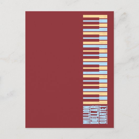 Miljoen dollar kwartet piano briefkaart (Voorkant)