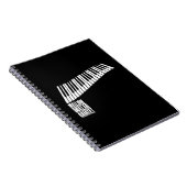 Miljoen Dollar Kwartet Piano - Wit Notitieboek (Rechterzijde)