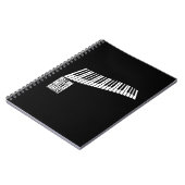 Miljoen Dollar Kwartet Piano - Wit Notitieboek (Linkerzijde)