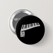 Miljoen Dollar Kwartet Piano - Wit Ronde Button 5,7 Cm (Voorkant /achterkant)