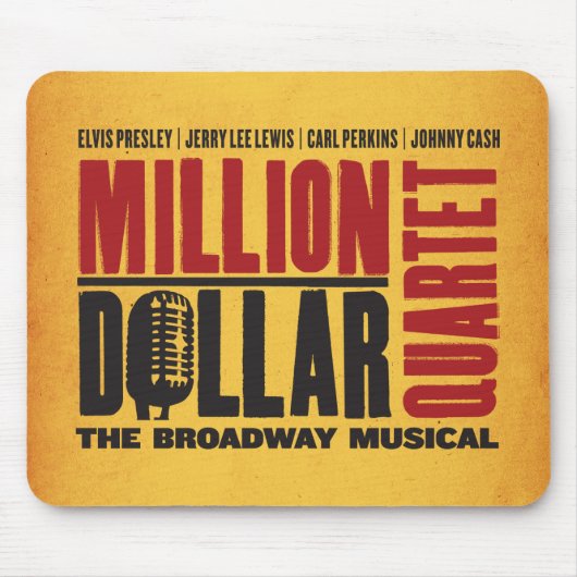 Miljoen dollar Logo Kwartet Muismat (Voorkant)