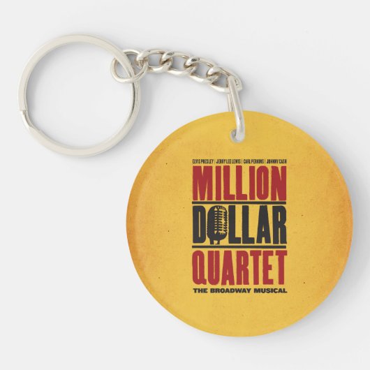 Miljoen dollar Logo Kwartet Sleutelhanger (Voorkant)