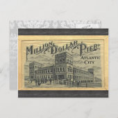 Miljoen dollar pier Atlantic City,  Briefkaart (Voorkant / Achterkant)