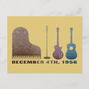 Miljoen Dollar Quartet Instrumenten - Kleur Briefkaart