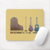 Miljoen Dollar Quartet Instrumenten - Kleur Muismat (Met muis)