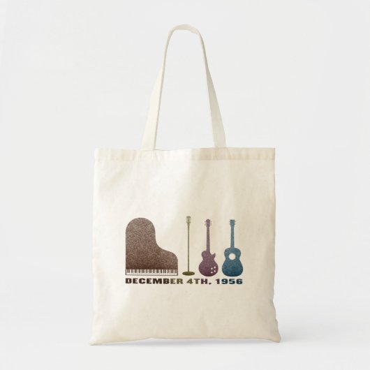 Miljoen Dollar Quartet Instrumenten - Kleur Tote Bag (Voorkant)