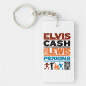 Miljoen Dollar Quartet Names Sleutelhanger (Voorkant)