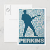 Miljoen Dollar Quartet Perkins Type Briefkaart (Voorkant / Achterkant)
