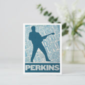 Miljoen Dollar Quartet Perkins Type Briefkaart (Staand voorkant)