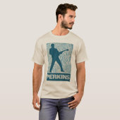 Miljoen Dollar Quartet Perkins Type T-shirt (Voorkant volledig)