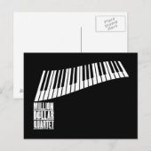 Miljoen Dollar Quartet Piano - White Briefkaart (Voorkant / Achterkant)