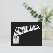 Miljoen Dollar Quartet Piano - White Briefkaart (Staand voorkant)