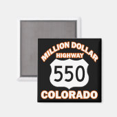 MILJOEN DOLLAR SNELWEG COLORADO 550 MAGNEET (Voorkant / Achterkant)