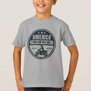 Miljoen dollar snelweg colorado motorreis t-shirt