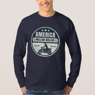 Miljoen dollar snelweg colorado motorreis t-shirt