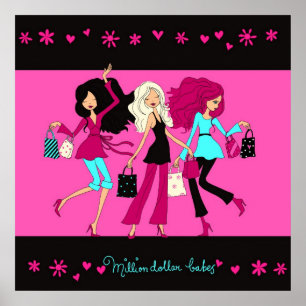 Miljoen dollarbabes poster