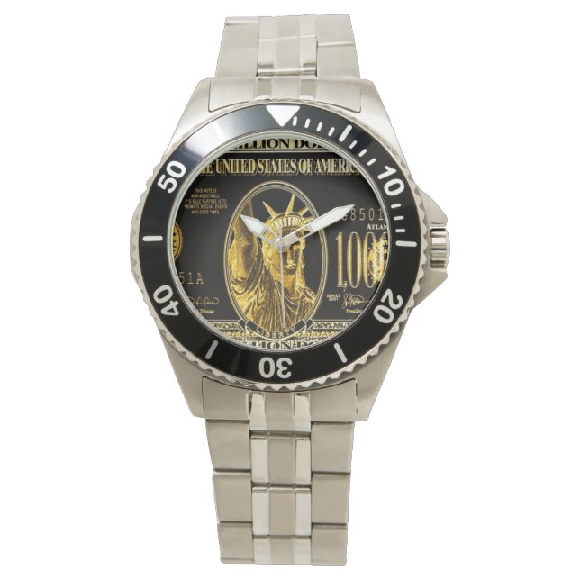 Miljoen dollarhorloge horloge (Voorkant)