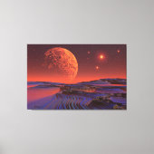 Miljoen lichtjaar verder canvas afdruk (Voorkant)