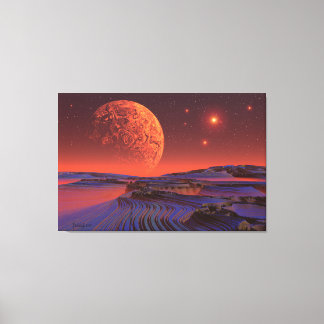 Miljoen lichtjaar verder canvas afdruk
