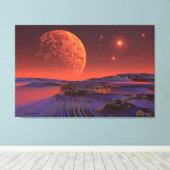 Miljoen lichtjaar verder canvas afdruk (Insitu (Houten vloer))