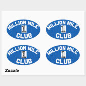 MILJOEN MIJL CLUB STICKER (Vel)