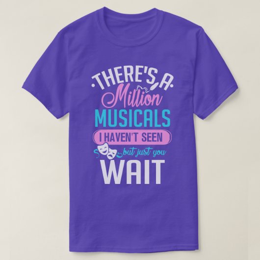 Miljoen Musicals T-shirt (Design voorkant)