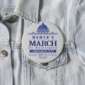 Miljoen vrouwen Maart op Button Pin Washington 201 (In situ)