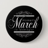 Miljoen vrouwen Maart op Button Pin Washington 201 (Voorkant)