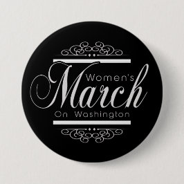 Miljoen vrouwen Maart op Button Pin Washington 201