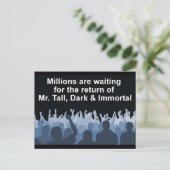 Miljoenen #2 briefkaart (Staand voorkant)