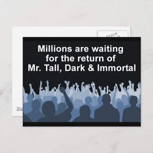 Miljoenen #2 briefkaart (Voorkant / Achterkant)