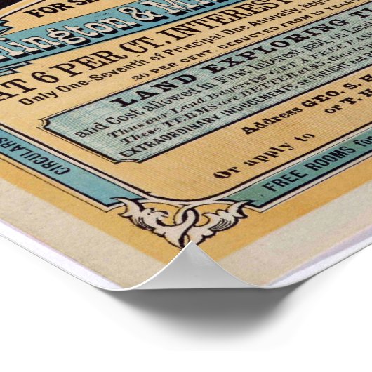 Miljoenen Acres Poster (Hoek)