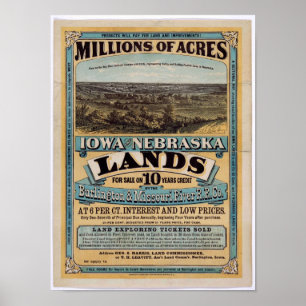 Miljoenen Acres Poster