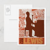 Miljoenen dollar-kwartet Lewis-type Briefkaart (Voorkant / Achterkant)