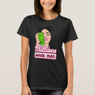 Miljoenen over Man Lady's Love Money T-shirt