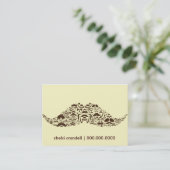 Miljoenen snorren visitekaartje (Staand voorkant)