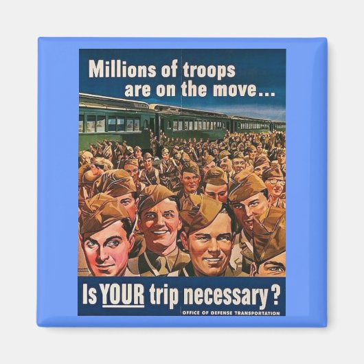 Miljoenen troepen zijn onderweg magneet (Voorkant)